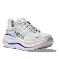 HOKA BONDI 9 WIDE נעלי ספורט לנשים בונדי 9 רחבות בצבע אפור/לבן | הוקה נשים