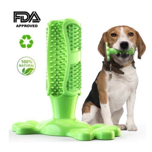 צעצוע מנקה שיניים לכלב + כלי לניקוי ידני מתנה