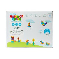 MagneTic Cbues – משחק קוביות, משולשים ועיניים מגנטיים 42 חלקים