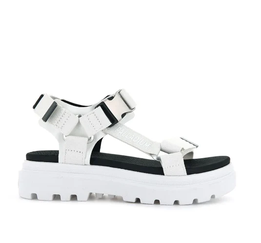 סנדלי פלדיום Palladium Pallacruise chunky sandals in white