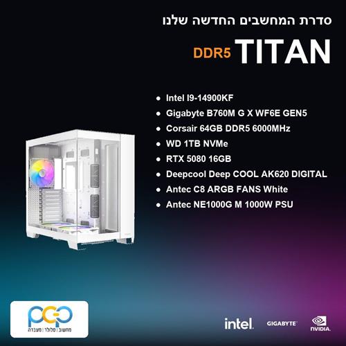 מחשב גיימינג - I9-14900KF / B760M G X WF6E GEN5 / 64GB DDR5 6000Mhz / RTX 5080 / 1TB NVMe