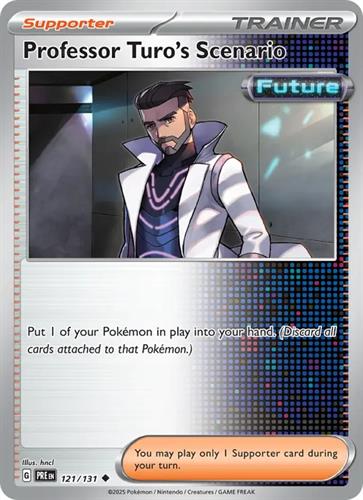 קלף בודד single פוקימון - professor turo's scenario - Prismatic Evolutions - 121/131