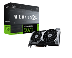 כרטיס מסך MSI  RTX 5070 12G VENTUS 2X OC