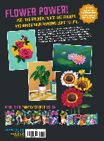 ספר יצירה מדבקות Paint by sticker plants and flowers