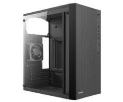 מארז Antec ST10M TG Mini Tower Micro-Atx Black Glass Side Panel