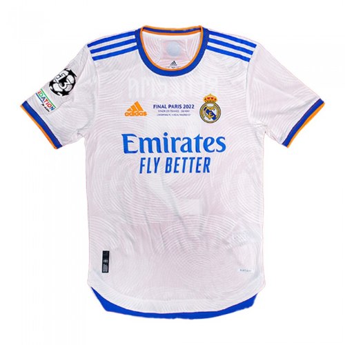 Real Madrid Home Shirt Authentic UCL Final 2021/22