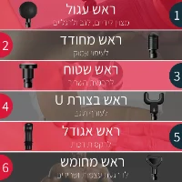 אקדח עיסוי מקצועי 12V עם מסך טאץ' Active Gun