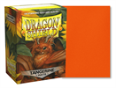 Tangerine - Dragon Shield Matte Sleeves Standard סליבים לשמירה על קלפים בכל הצבעים 100 יחידות