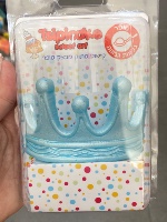 קישוט כתר מלך תכלת