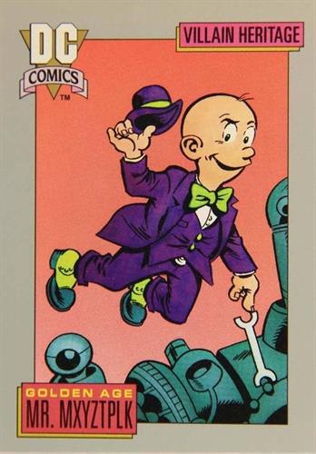 קלף בודד די.סי קומיקס DC Comics - Mr. Mxyztplk's Derby - Villain Heritage - 28