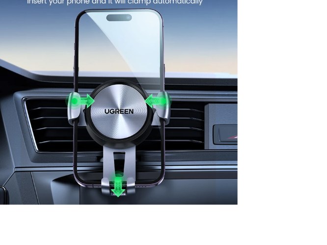 Ugreen רכב טלפון נייד Smartphone תמיכה ברכב האוטומטי Vent הר הכבידה מחזיק מעמד טלפון סלולרי Stand עב