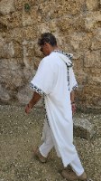 White Waffle Kimono | קימונו וופל אוברסייז עם קפוצ'ון