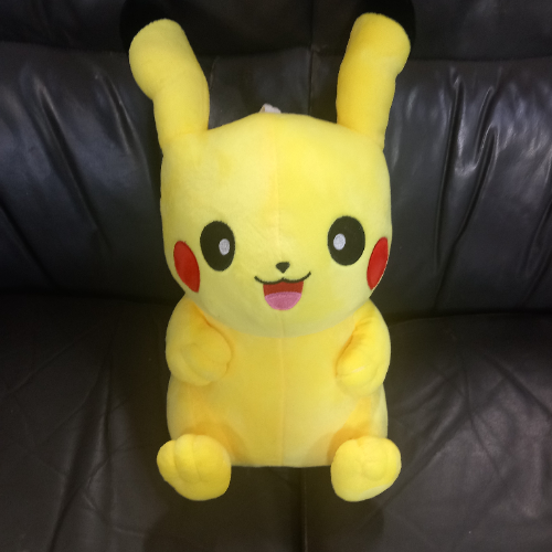 בובת פרווה פוקימון פיקצ'ו  גודל 35 ס''מ -Pokemon Pikachu plush toy, size 35 cm GT-2018-1