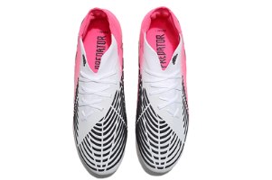 נעלי כדורגל Adidas Predator Edge Geometric.1 FG ורוד לבן