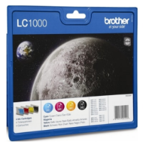 סט ראשי דיו מקורי Brother Original Multipack Ink LC-1000