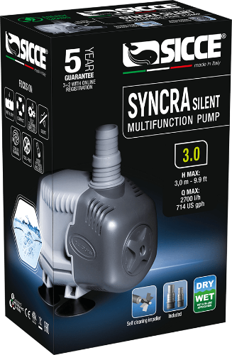 משאבה מים סיצ'ה 3.0 Syncra Silent גובה 3 מטר (5 שנים אחריות)