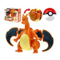 פוקימון - פוכדור ודמות צ'אריזרד POKEMON CHARIZARD