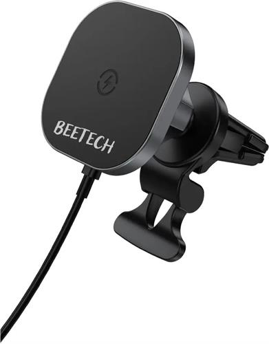 מעמד רכב Magsafe עם טעינה אלחוטית דגם W9-F6 מבית BeeTech