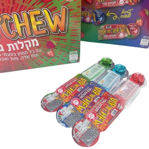 מקלות גומי עם ג'לי חמוץ 12גר' מיקס