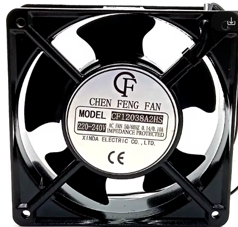 מאוורר מקצועי לארון תקשורת CF12038A2HS 220V 120MM