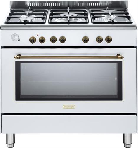 תנור משולב כיריים Delonghi לבן NDS951 דה לונגי