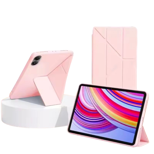 כיסוי מתקפל לטאבלט Redmi Pad Pro 12.1 / Poco Pad ורוד