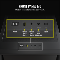 מארז מחשב Corsair 4000D RGB Airflow