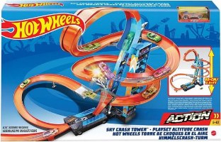 מסלול מגדל התרסקות - Hot Wheels Sky Crash Tower