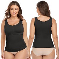 גופיה מחטבת עם חזיה מובנית Shapewear