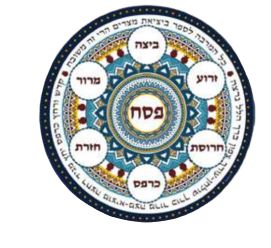 קערת פסח מזכוכית בלתי שבירה  דגם מנדלה