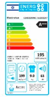 מייבש כביסה 9 ק"ג Heat Pump דגם ELECTROLUX EDH902R9WC אלקטרולוקס