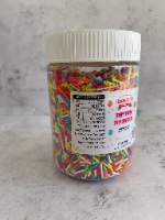 250 גר סוכריות אטריות צבעוניות - ללא גלוטן
