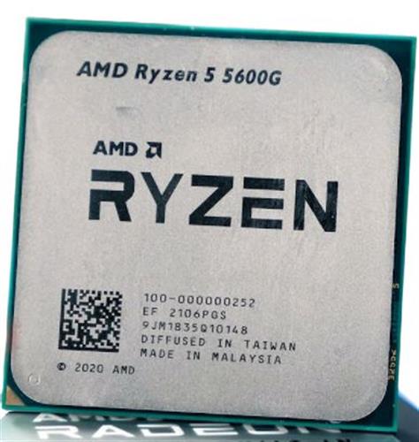 מעבד AMD R5 5600G Tray 6 Cores 12 Threads 4.4Ghz Vega 7 Graphics