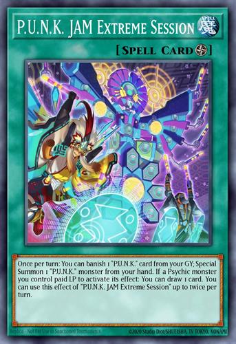 קלף פוקימון בודד single - p.u.n.k jam extreme session – Power Of The Elements – 65