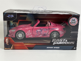 ג'אדה מהיר ועצבני - דגם מכונית הונדה - 1:32 JADA FAST FURIOUS HONDA S2000