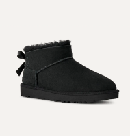 מגפון פפיון UGG 1185491 שחור Ultra Mini Bailey Bow