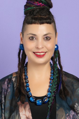 שרשרת זיתים עין חתול כחול