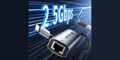 Vention USB-C to LAN 2.5Gbps 0.15m Ethernet Adapter