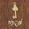 מפתח - צמיד גולדפילד/ציפוי זהב בעיצוב אישי
