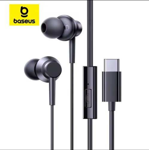 אוזניות חוטיות Baseus Encok CZ11 חיבור type c