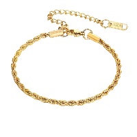 Gino bracelet Gold 3mm