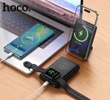 סוללת גיבוי 10,000mAh המשלבת מטען אלחוטי מגנטי (MagSafe) HOCO DB93