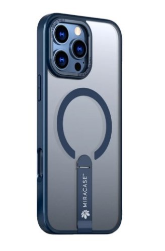 קייס לטלפון נייד מירקייס דגם Mirastand עבור iPhone 16 Pro Max כחול
