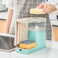 מתקן חדשני לסבון כלים 2 ב-1