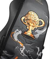 מבט אחורי על כיסא Noblechairs HERO Dignitas Edition המציג את עיצוב הגב