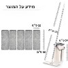 נירוסטה עם 4 סמרטוטים - דלי הפלא כולל מגב וסחיטה אוטומטית