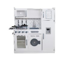 מטבח לילדים מעץ אלקטרוני אביב W10C364C מאת בית העץ