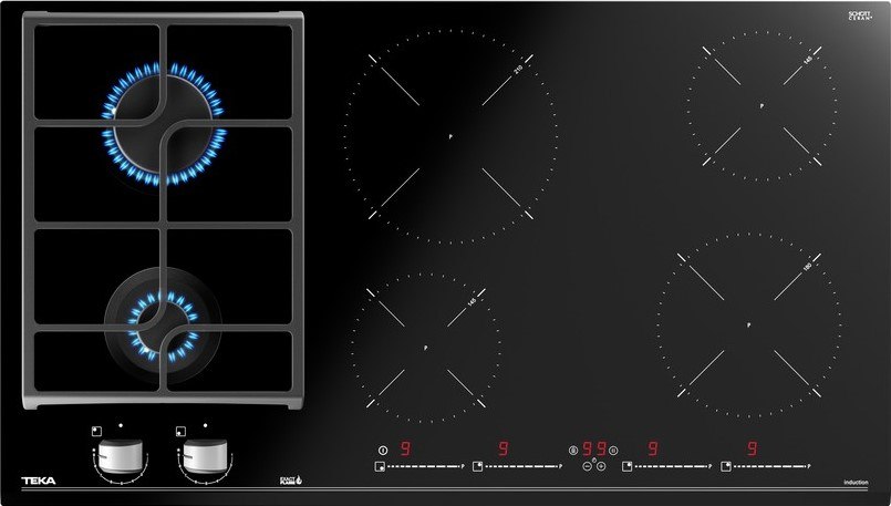 כיריים אינדוקציה משולב גז דגם JZC 96324 תקה Teka
