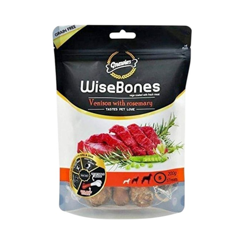 WISEBONES | חטיף דנטלי צבי ורוזמרין | 200 גר'