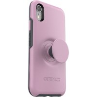 כיסוי ל IPHONE XR מבית OTTERBOX & POPSOCKET דגם SYMMETRY ורוד